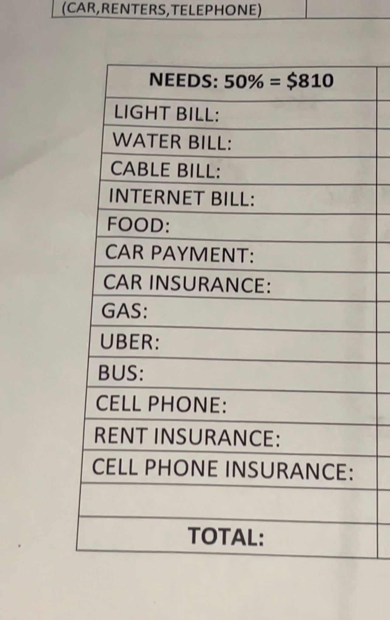 1 Adulthood Kids WorkSheet
