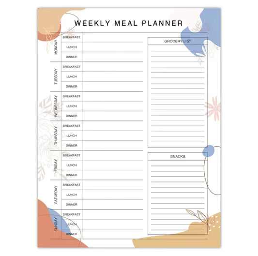 1 Magnetic Weekly Meal Planner