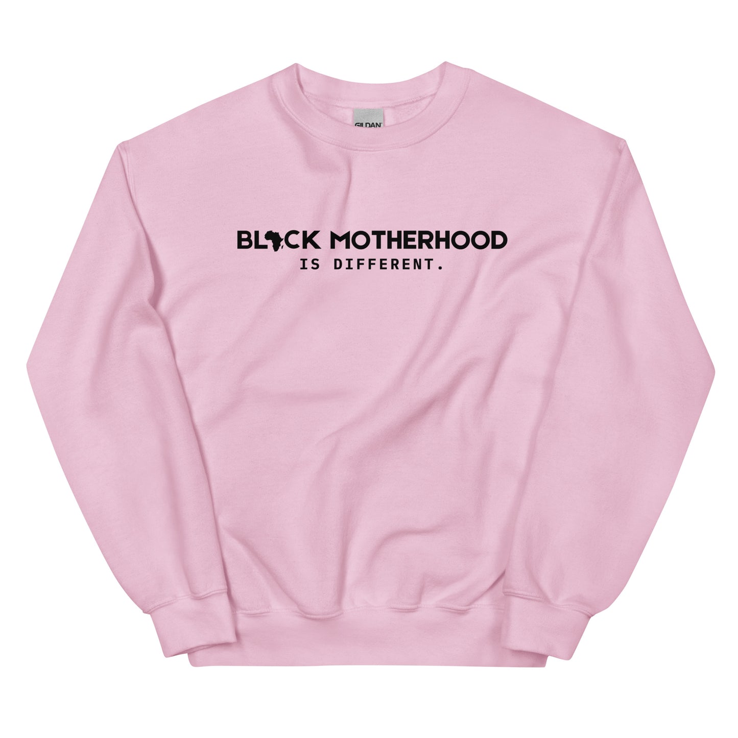 1 BLACK MOTHERHOOD CREW- BLACK TEXT!